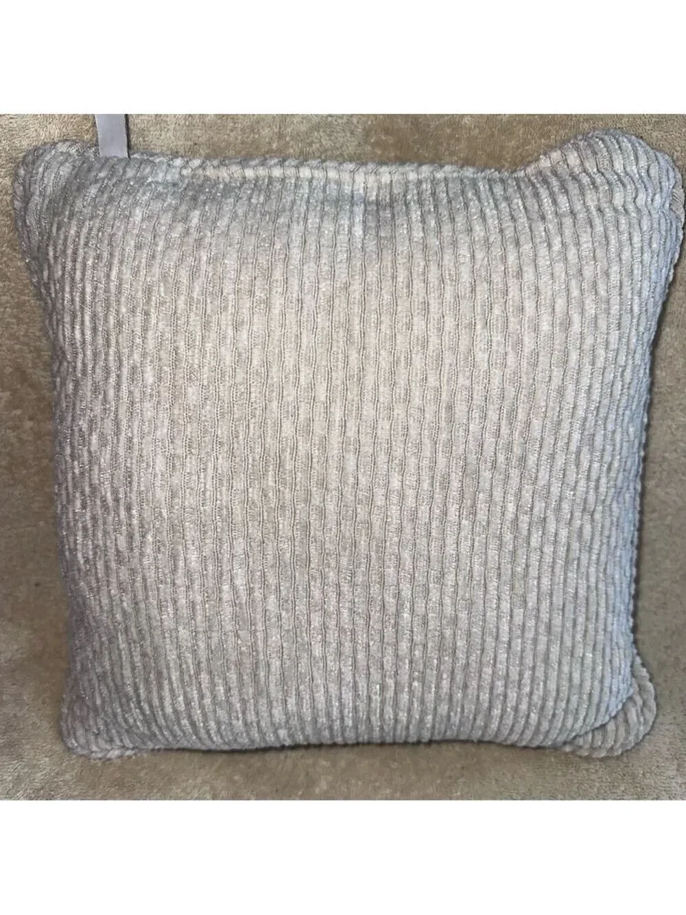 Vintage Fashion Brand Tapestey Winter Snowman Scene 12” Throw Pillow